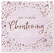 On Your Christening Napkins - Pink