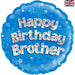 18'' Foil Holographic Happy Birthday Brother