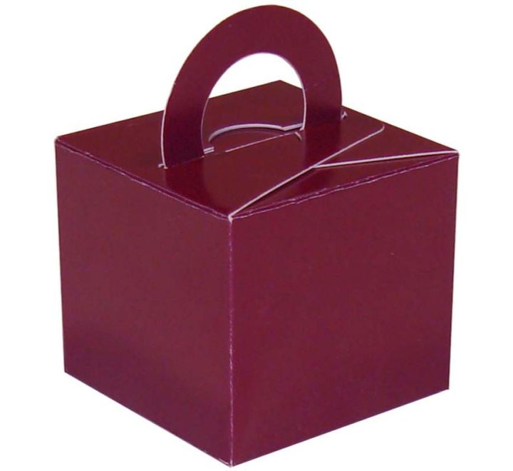 Burgundy Balloon / Gift Boxes 2.5" (10pk)