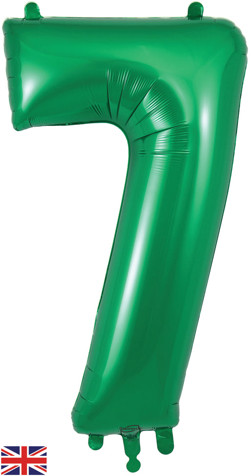 34" Number 7 Green