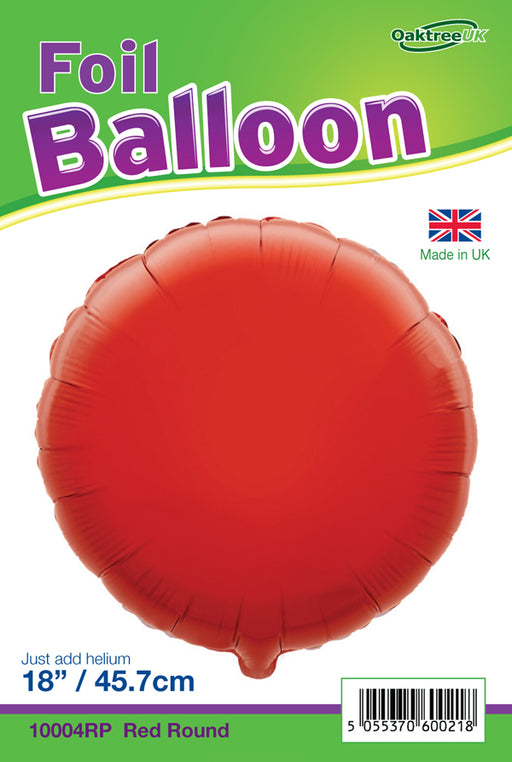 Red Round Balloon 18 Inch