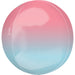 15'' Foil Orbz Red & Blue Ombre 1Pk