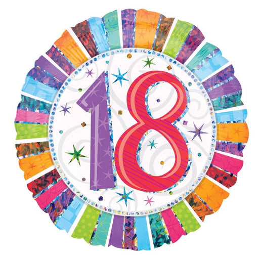 18'' Foil Radiant Birthday 18