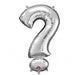 36'' Silver Symbol ? Foil Balloon 55Cm X 91Cm