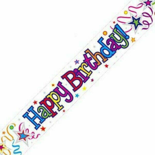 Happy Birthday 9Ft Banner
