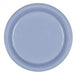 Pastel Blue Plastic Plate 17.7Cm 20pk