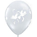11'' Diamond Clear Love Doves 50pk