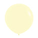 Love Partying 36 Inch (2pk) Pastel Matte Yellow Balloons