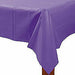Purple Plastic Tablecover 137Cm X 274Cm