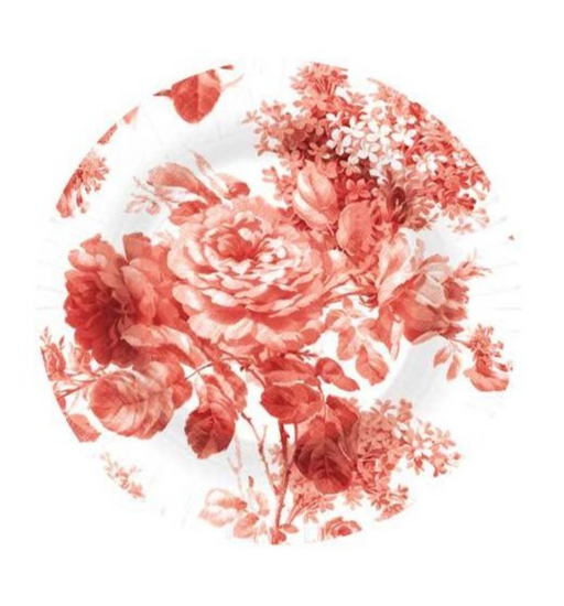 Red Plates 17.7Cm