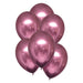 Satin Luxe Flamingo Rose Latex Pack Of 6