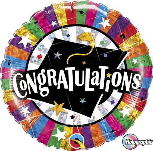 18'' Foil Congratulations Grad Cap