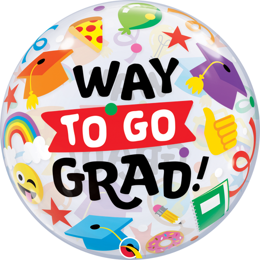 Way to Go Grad! Bubble Balloon