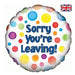 18'' Foil Sorry You'Re Leaving