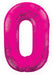Giant Pink Foil Number '0' Balloon