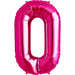 34'' Super Shape Foil Letter O - Magenta