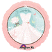 18" Bridal Dress Mylar Balloon