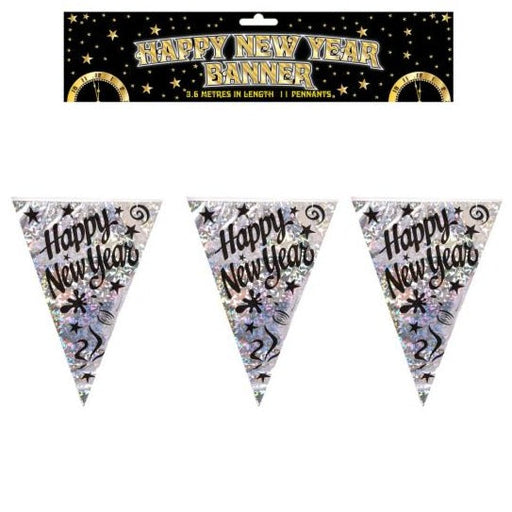 Happy New Year Flag Banner 3.6M