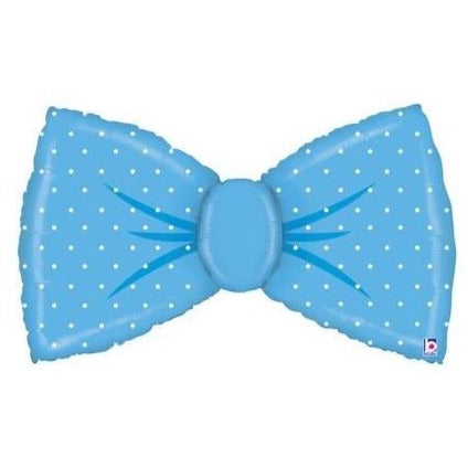 42'' Blue Bowtie Shape Foil Balloon