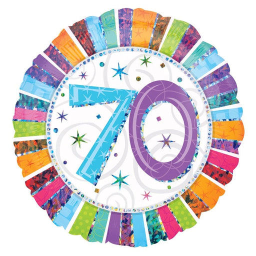 18'' Foil Radiant 70 Birthday
