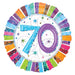 18'' Foil Radiant 70 Birthday
