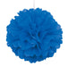 Royal Blue Pom Pom Paper Decoration