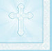 Lunch Napkin Radiant Cross Com Blue
