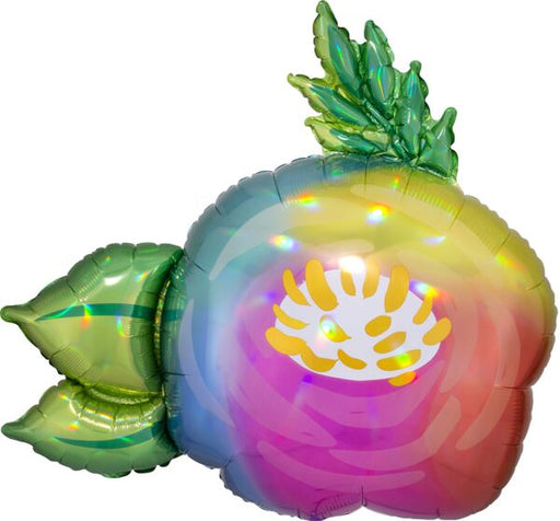 30" Iridescent Beautiful Flower SuperShape Foil Balloon 