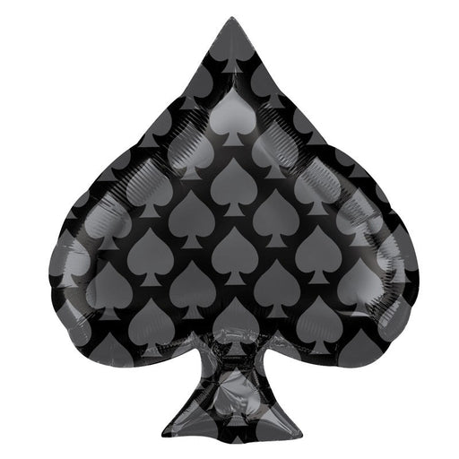 18'' Foil Shape Black Spade