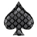 18'' Foil Shape Black Spade