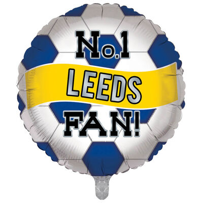 No1 Leeds Fan 18" Foil Balloon