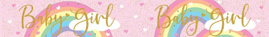 9Ft Banner Pastel Rainbow Girl Holographic
