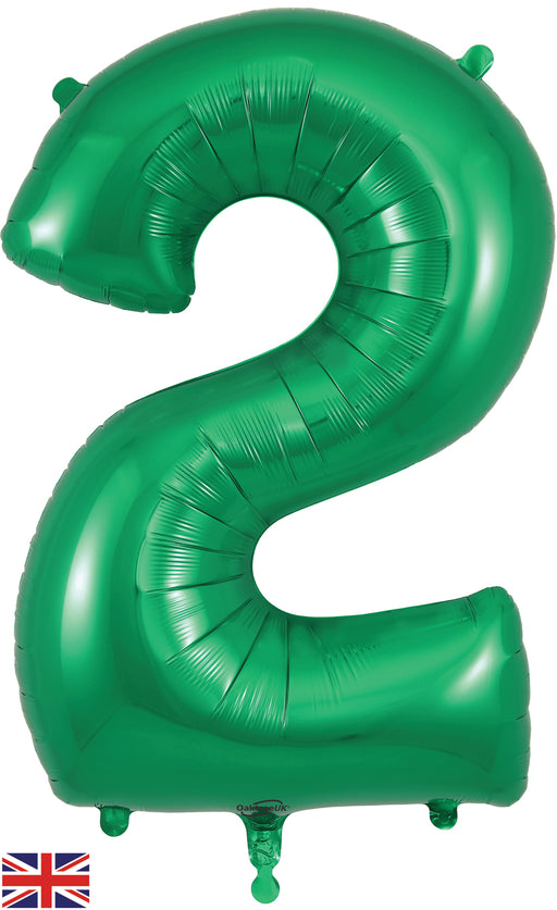 34" Number 2 Green