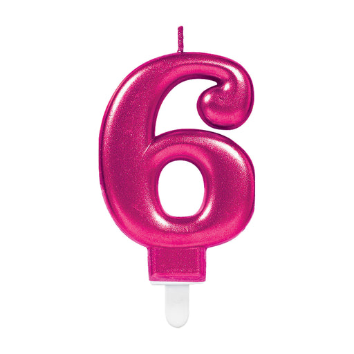 Pink Metallic Finish Candles #6