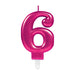 Pink Metallic Finish Candles #6