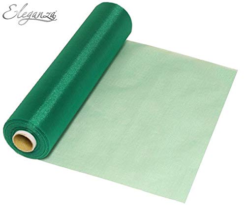 Oaktree Eleganza 29Cm X 25M Organza Emerald Green