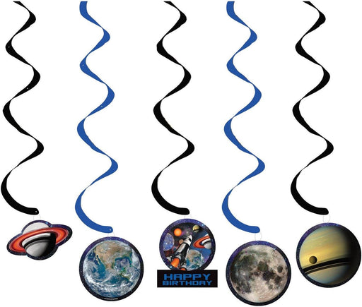 Space Blast Dizzy Danglers 5Pk