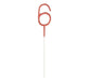 Birthday Rose Gold Glitz Number 6 Sparkler 7"