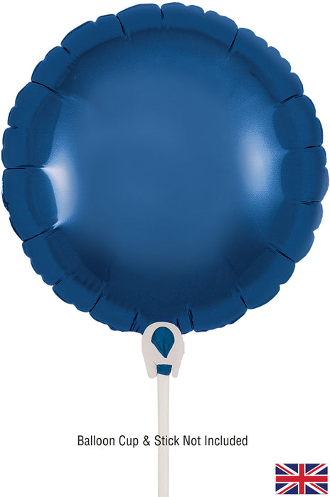 Navy Blue Round (9 Inch) Packaged 5pk