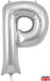 Silver Letter P 34"