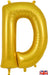 Gold Letter D 34"