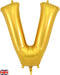 Gold Letter V 34"