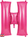 Magenta Pink Letter H 34"