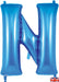 Blue Letter N 34"
