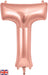 Rose Gold Letter T 34"