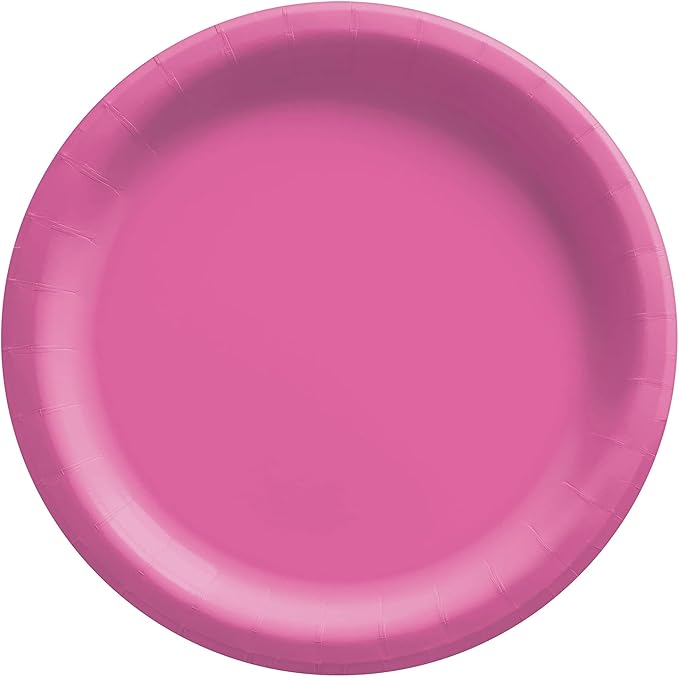 Plate 22.8Cm Bright Pink