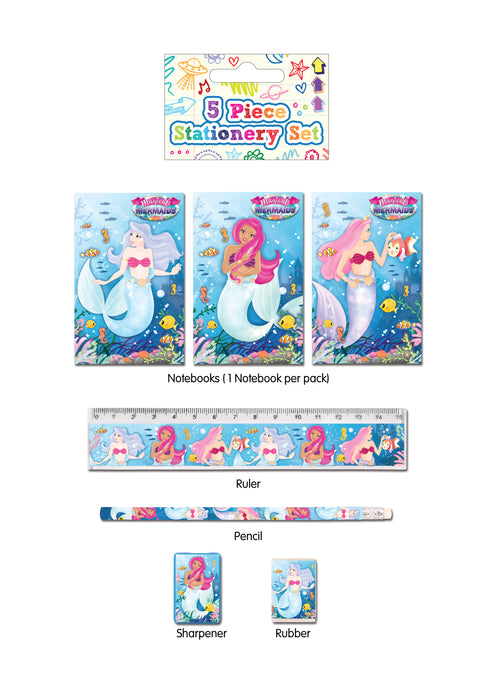 Mermaid 5pc Stationary sets