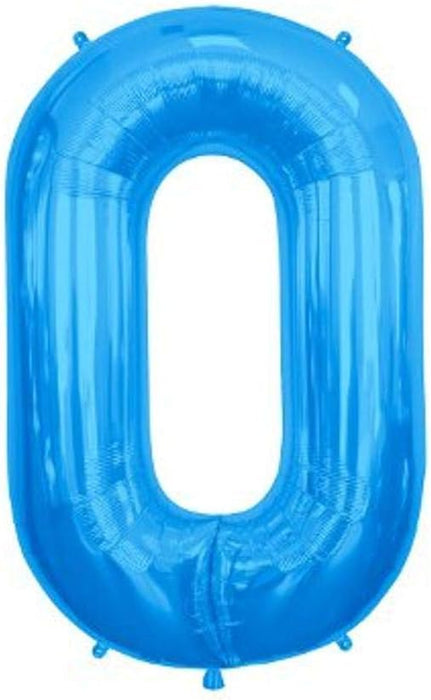 16'' Foil Letter O - Blue Packaged Air Fill