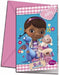 Doc McStuffins Party Invitations 6pk