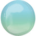15'' Foil Orbz Blue & Green Ombre 1Pk